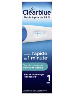 Clearblue Test de Grossesse Détection Rapide - 1 unité 