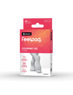 COUSS GEL ORT FEETPAD DRT TL 2