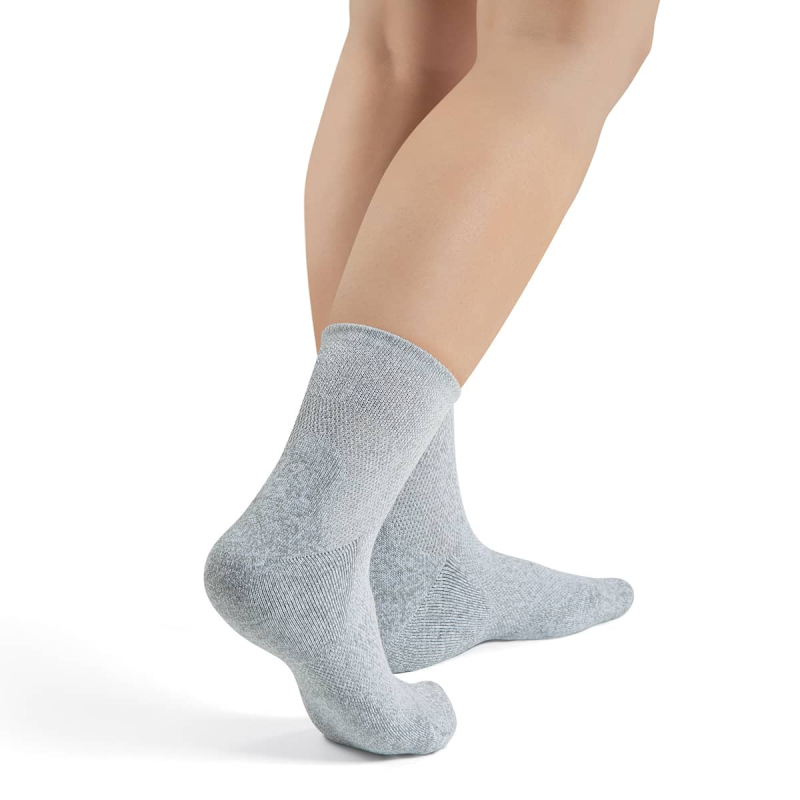 CHAUSSETT DIAB FEETPAD GRIS T1