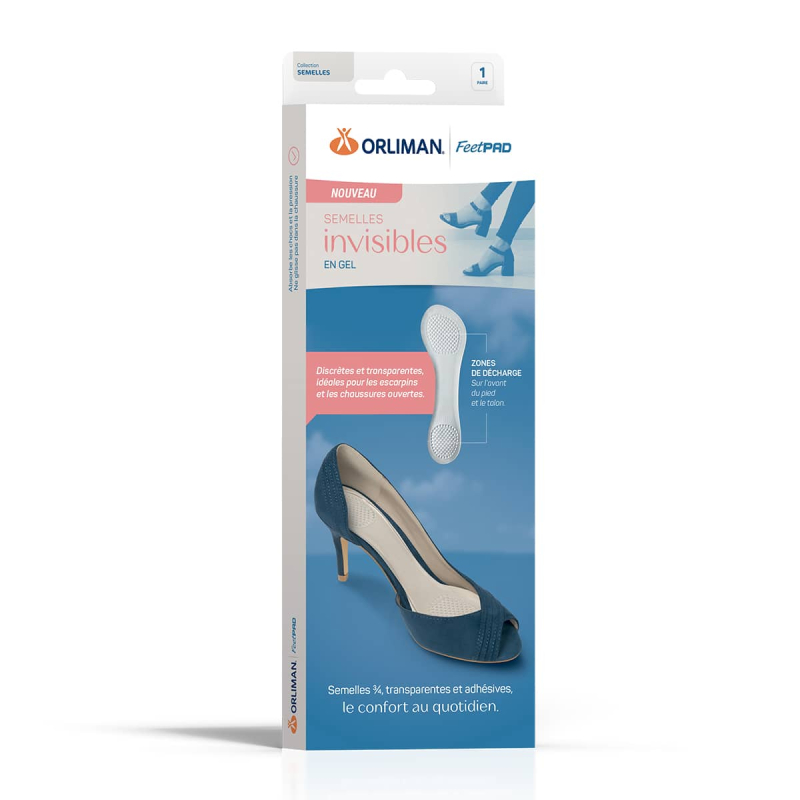 SEMELLES INVISIBLE GEL FEETPAD