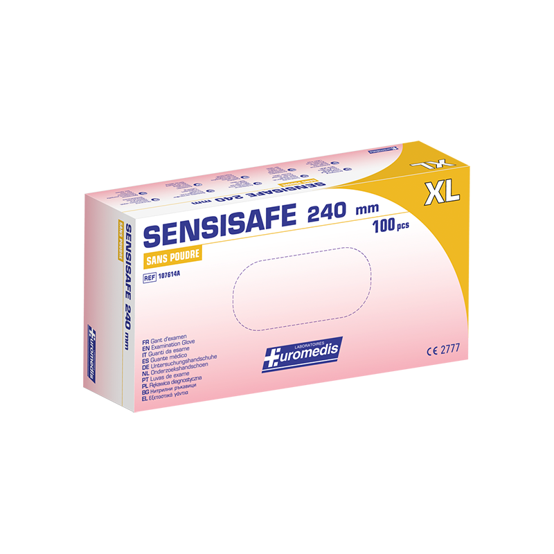Gant d'examen en vinyle SENSISAFE...