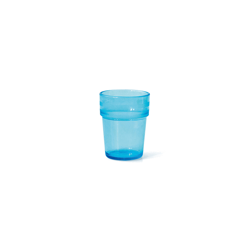 GOBELET 16CL BLEU TRANSPARENT