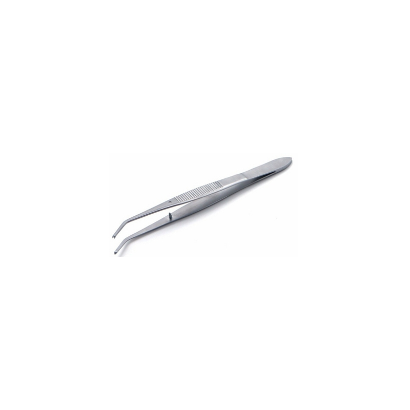Pince Brucelle coudée S/G 13 cm