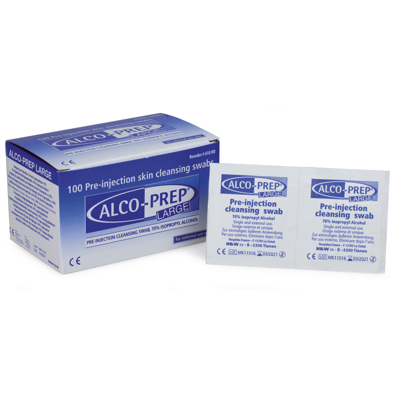 TAMPON ALCOOL ALCO - PREP LARGE 34X68MM