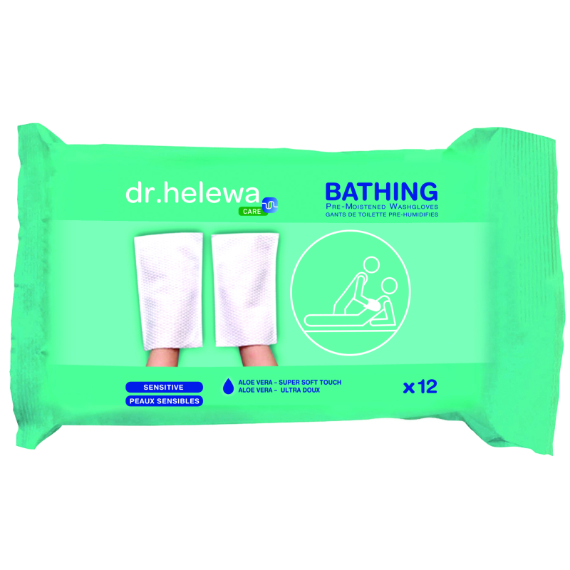 Gant de toilette pré - imprégné x12