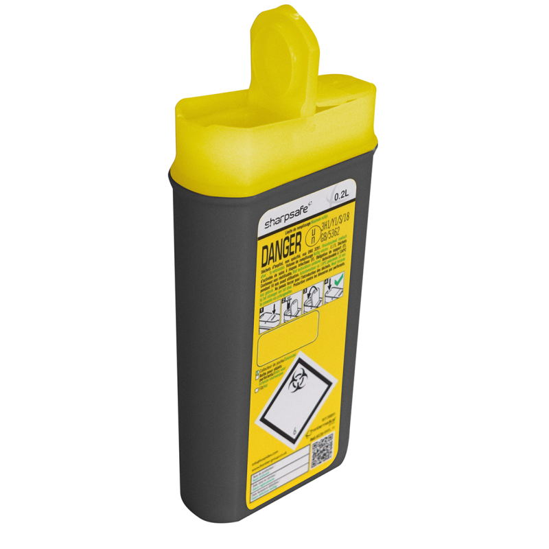 COLLECTEUR DECHET SHARPSAFE 0,20L
