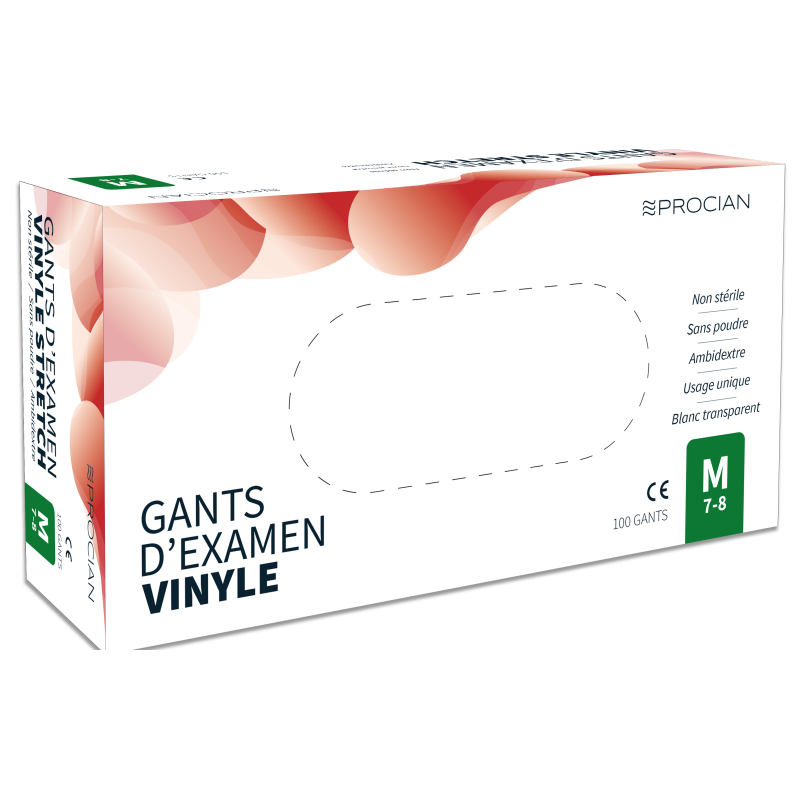 Gants Vinyle Ã Usage Unique Non...