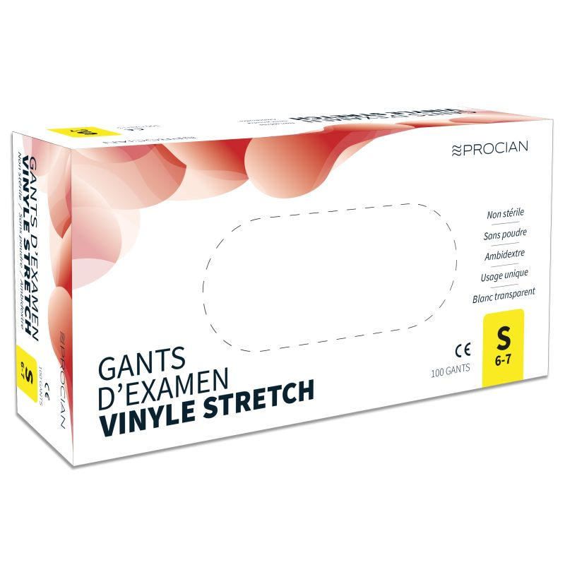 Gants Vinyle Ã Usage Unique Non...