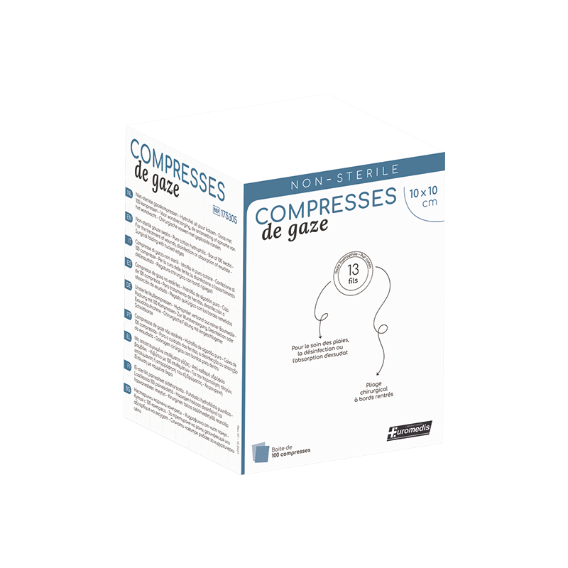 Compresses de gaze non stériles 13...