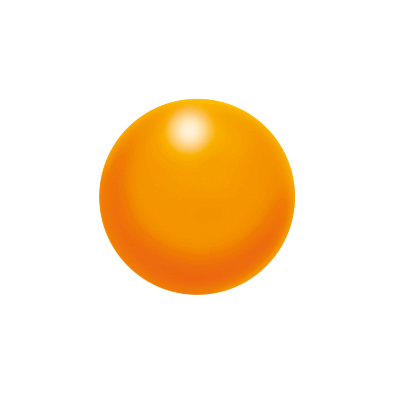 BALLE MUSCULATION MOUSSE 50MM ORANGE