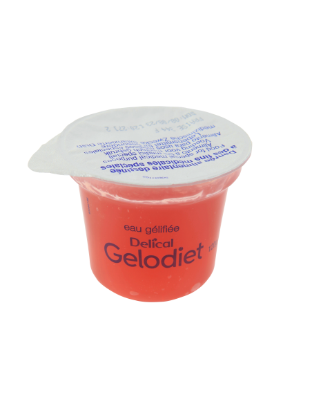 Eau Gélifiée GELODIET Saveur Fraise