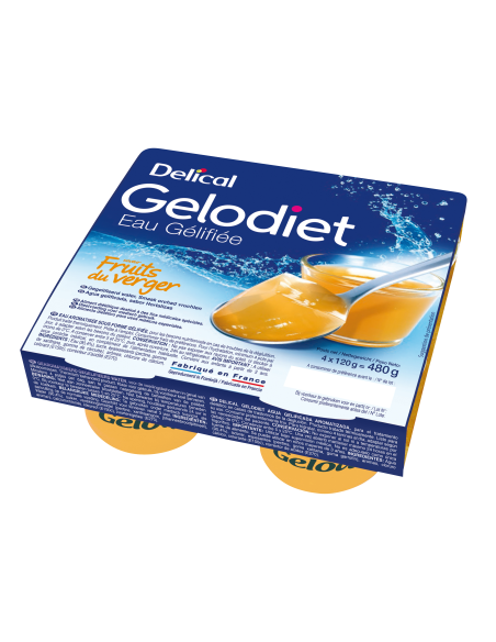 Eau Gélifiée GELODIET Saveur Fruits du verger