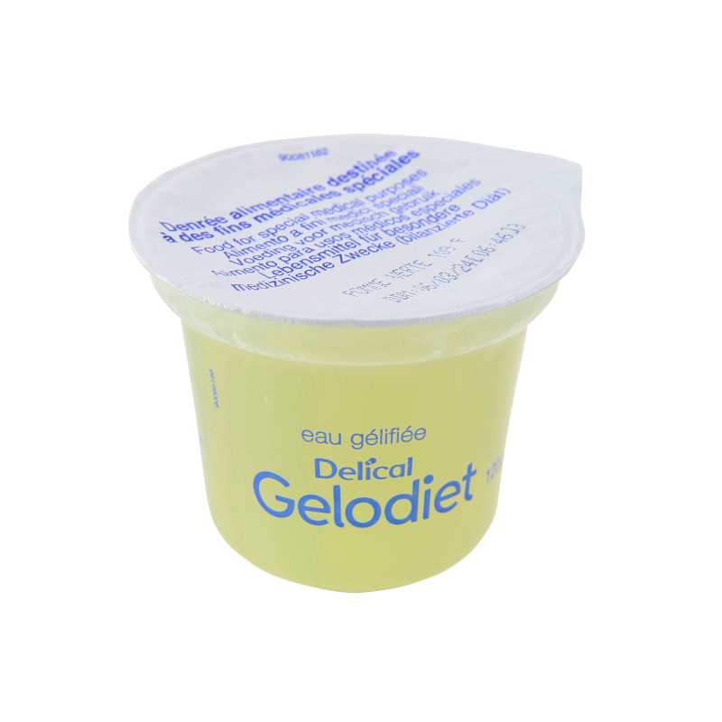 Eau Gélifiée GELODIET Saveur Pomme Verte