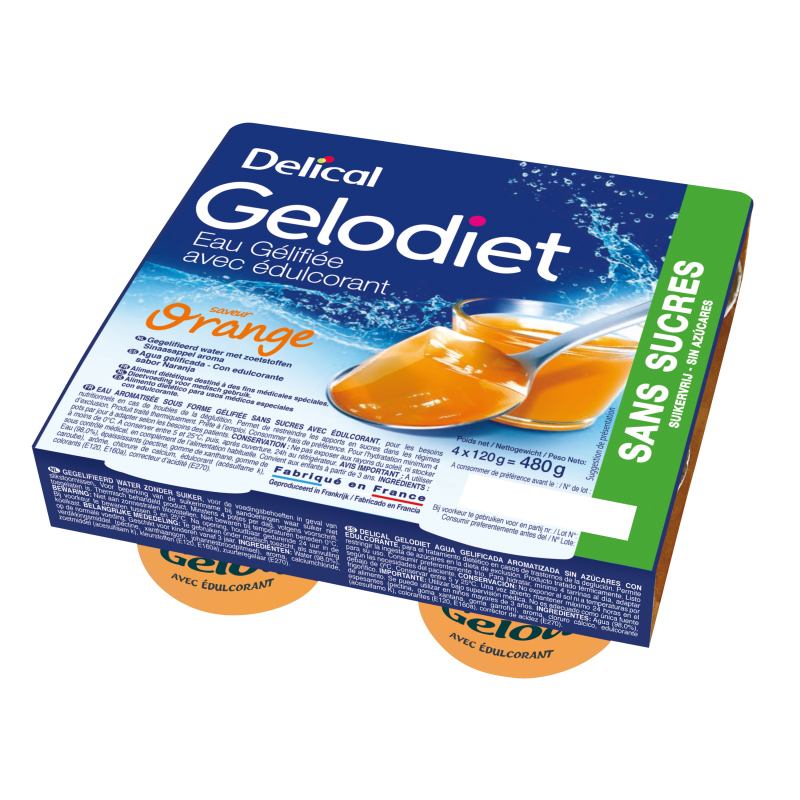 Eau Gélifiée édulcorée GELODIET...