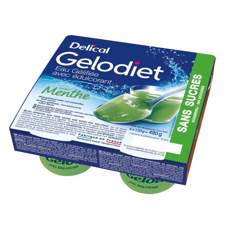 Eau Gélifiée édulcorée GELODIET...