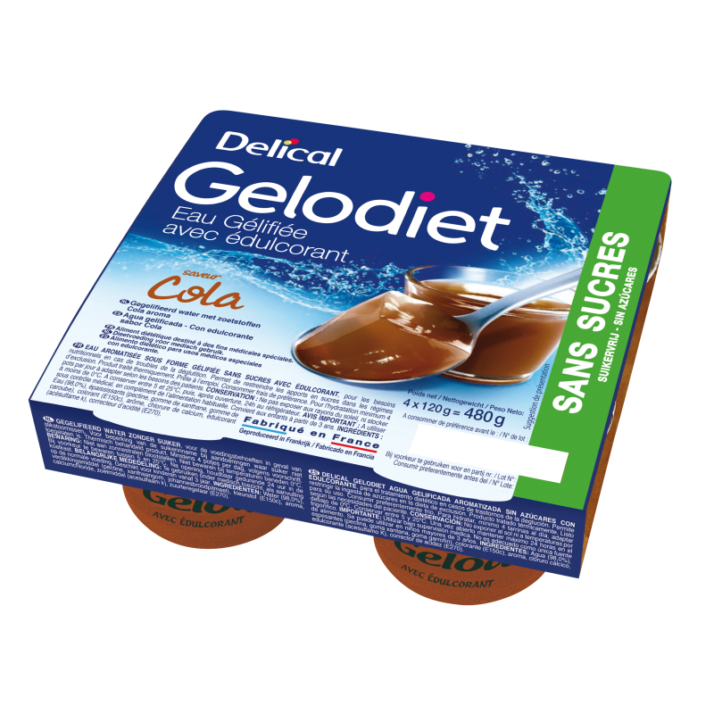 Eau Gélifiée édulcorée GELODIET...