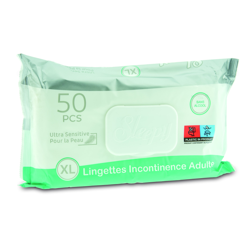 Lingettes Sleepy Sentitive XL x50