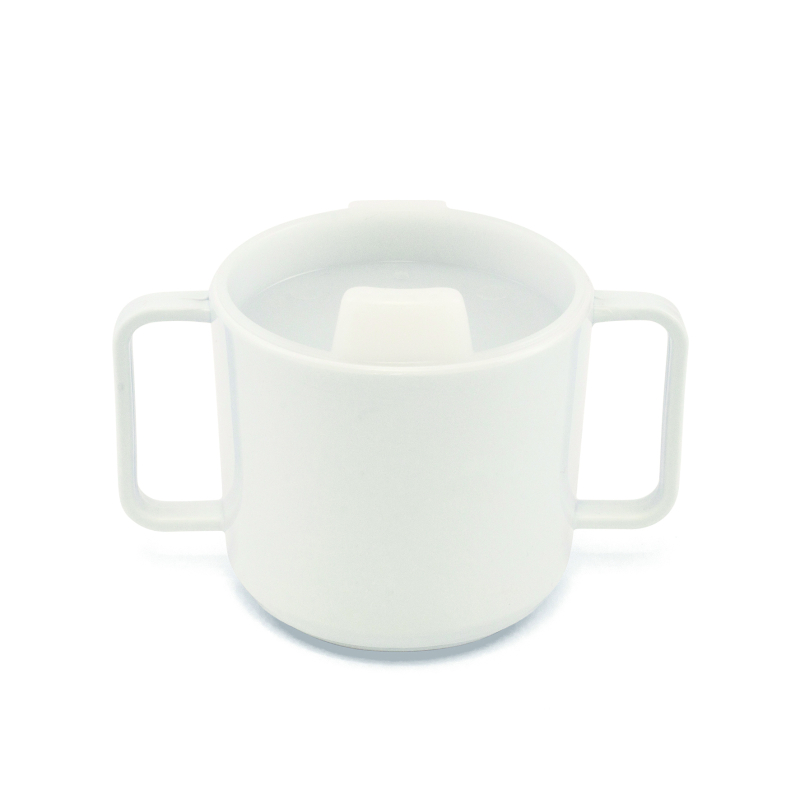 Tasse 2 anses avec couvercle