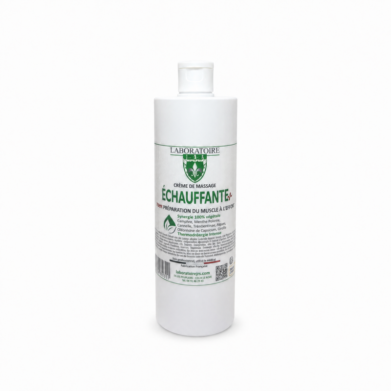 Crème Échauffante Plus + - 500 ml flacon