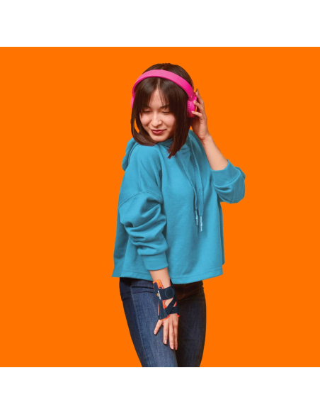 ATT POIGN MOUV'N FIT ORANGE T1