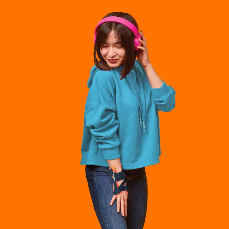 ATT POIGN MOUV'N FIT ORANGE T2