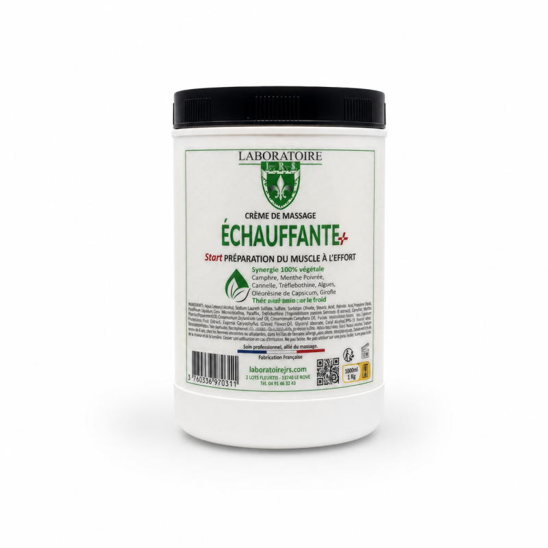 Crème Échauffante Plus + - 1 L pot