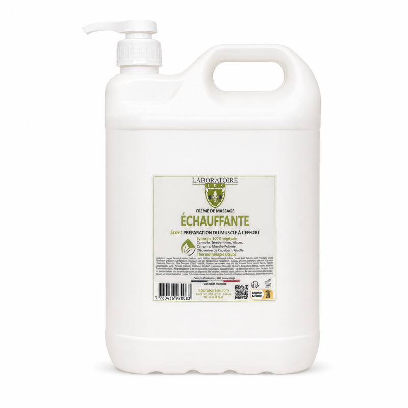 Crème Échauffante - 5 L Jerrican