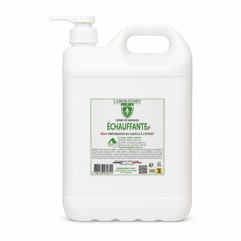 Crème Échauffante Plus + - 5 L JERRICAN