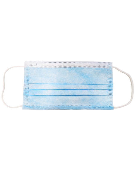 Masques chirurgicaux bleu de type IIR, 50 Boîtes Auto - Clavées de 50 Unités