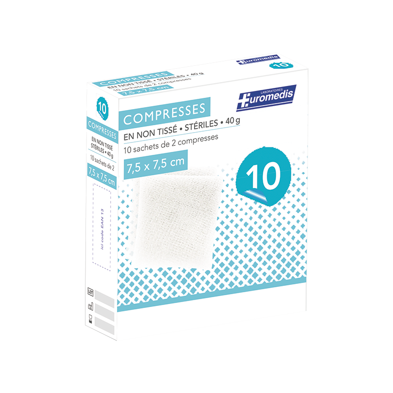 Compresses non tissé stériles LPP 40...