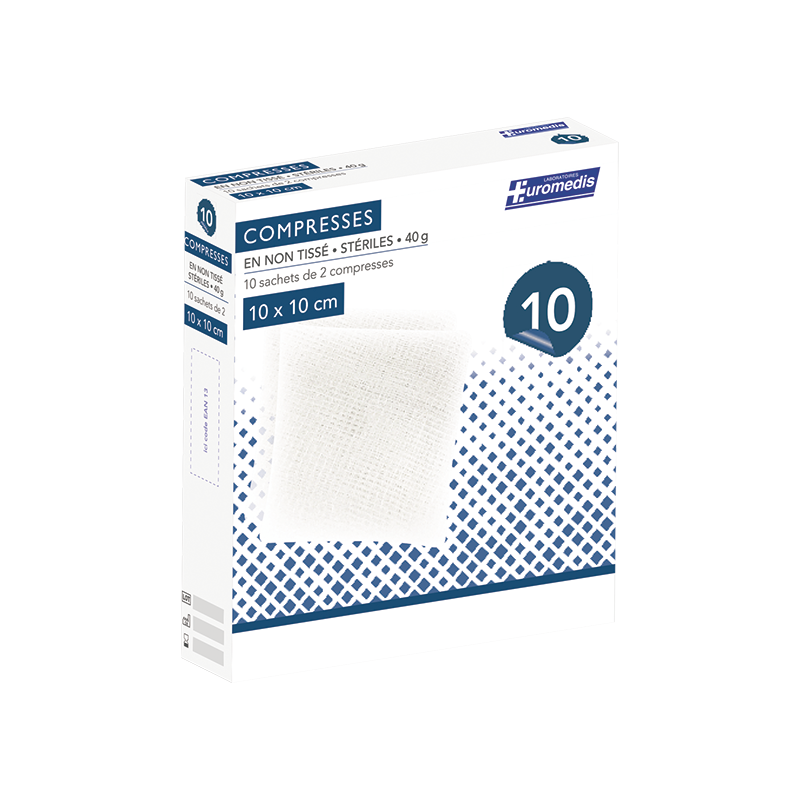 Compresses non tissé stériles LPP 40...