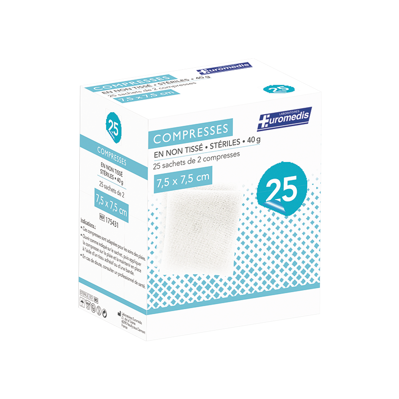Compresses non tissé stériles LPP 40...