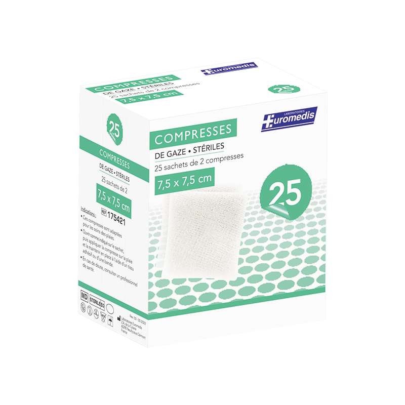 Compresses de gaze stériles LPP 17...