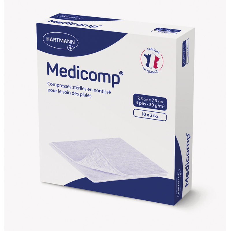 COMPRESSE NT ST MEDICOMP 7,5X7,5CM X...