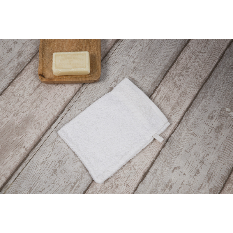 GANT TOILETTE 400GR BLANC