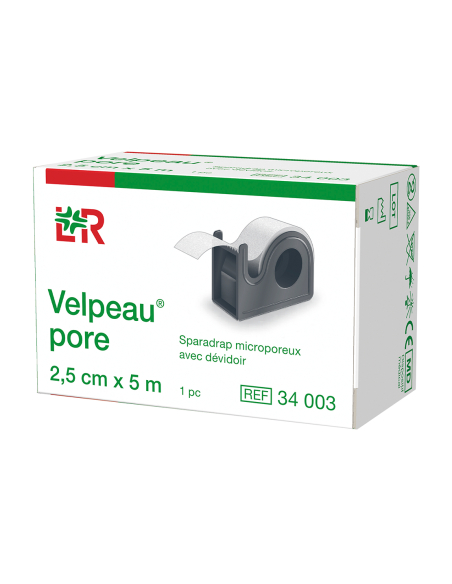 SPARADRAP VELPEAUPORE 2,50CMX9,14M DEV