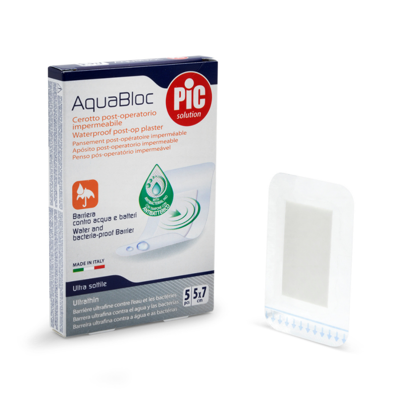AQUABLOC POST OP 5CM X 7CM 5PCS