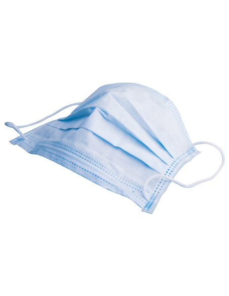 MASQUE 3 PLI BLEU TYPE IIR JOLETI ELASTIC