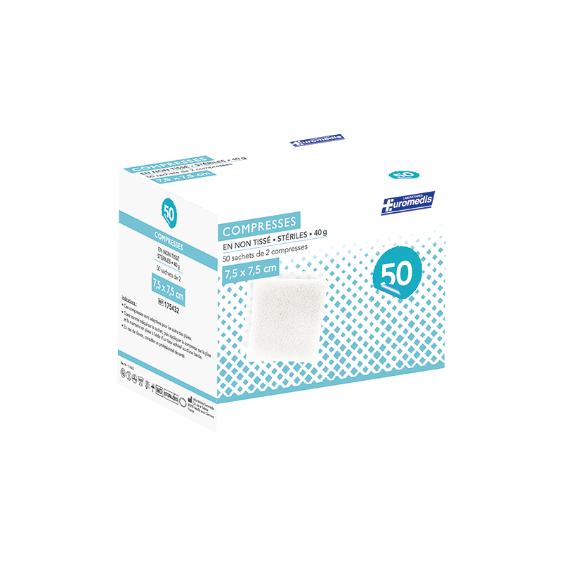 Compresses non tissé stériles LPP 40...