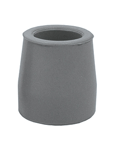 EMBOUT DIA 28MM HAUT 40MM GRIS