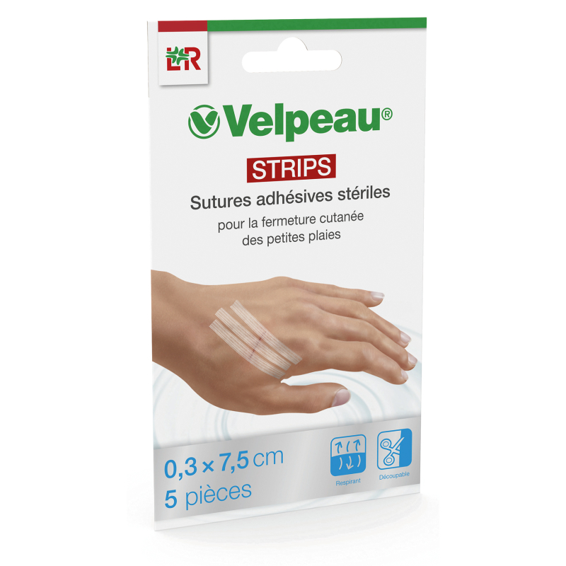 SUTURE VELPEAU STRIP 0,3X7,5CM LPP