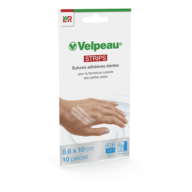 SUTURE VELPEAU STRIP 0,6X10CM LPP