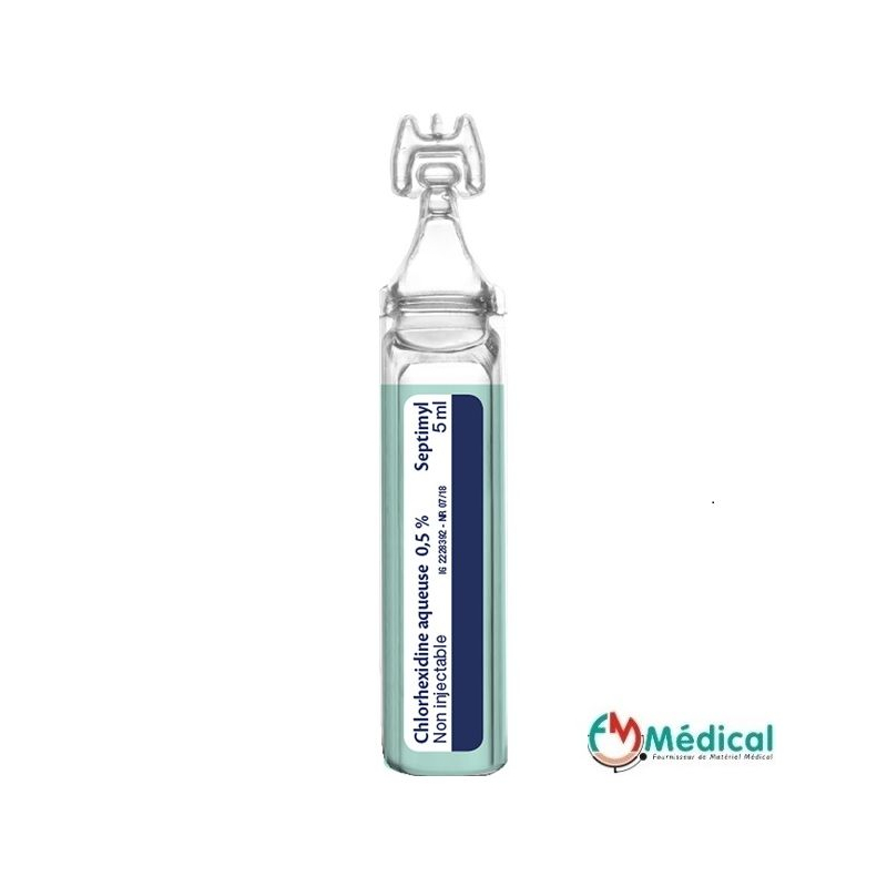 Chlorhexidine aqueuse 0,5% en unidose...
