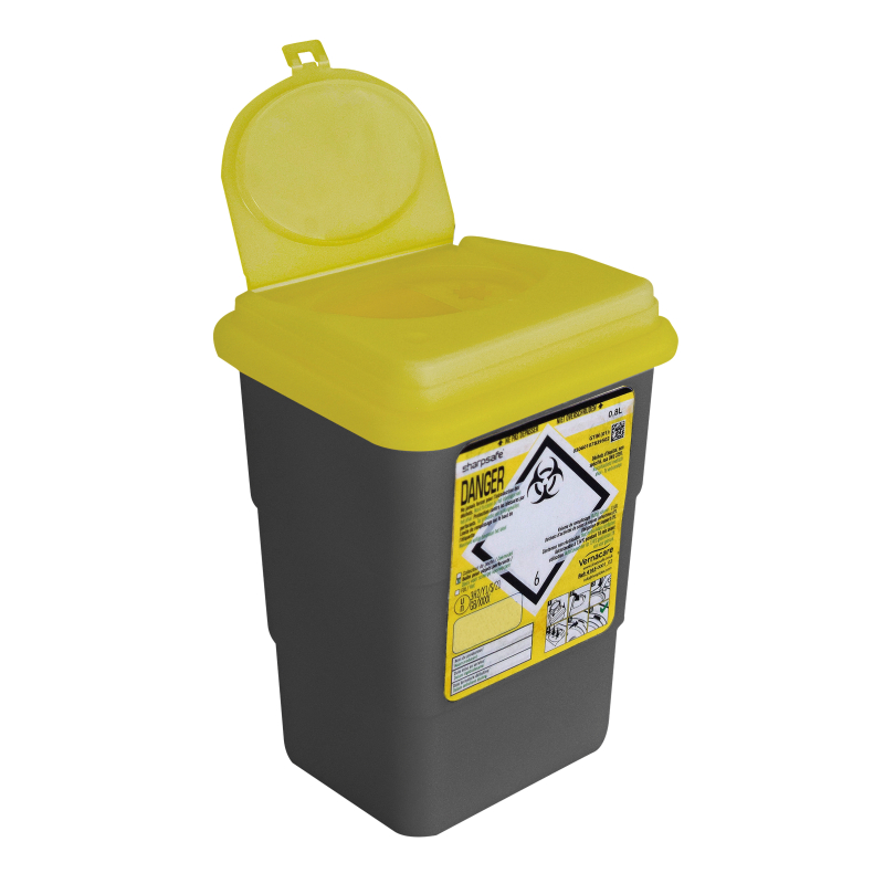 COLLECTEUR DECHET SHARPSAFE 0,8L