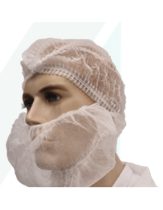 Cache barbe blanc, 45 cm,...