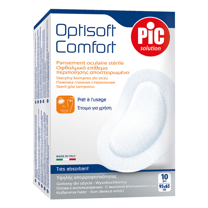COMPRESSE OCULAIRE ST OPTISOFT X10