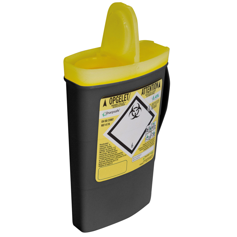 COLLECTEUR DECHET SHARPSAFE 0,45L