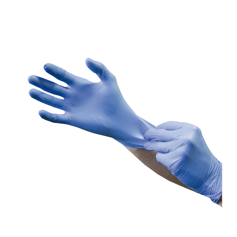 Gant d'examen en nitrile BLEU...