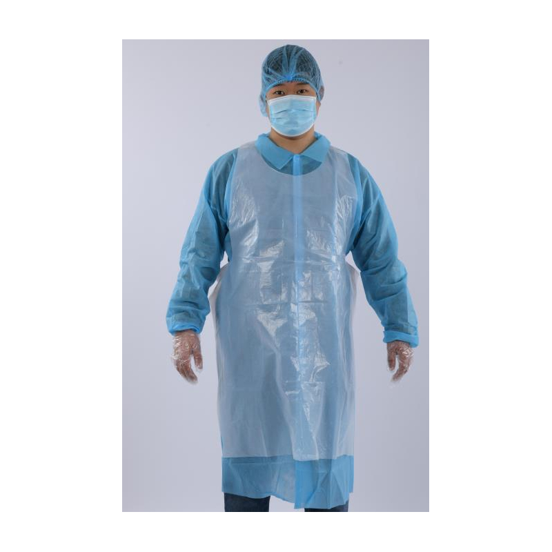 Tabliers de soins jetables blancL PE...