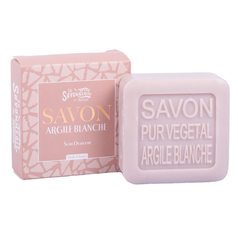 SAVON ARGILE BLANCHE ETUI CARTON 100GR